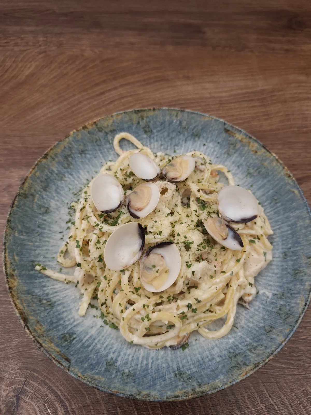 Tejszínes Spaghetti Frutti di Mare kagylóval